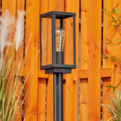 hofstein Borne lumineuse Lapa Noir, 1 lumière