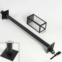 hofstein Borne lumineuse Lapa Noir, 1 lumière