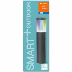 Luminaires Ledvance Borne lumineuse LEDVANCE SMART+ Gris, 1 lumière, Changeur de couleurs