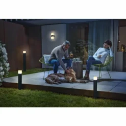 Luminaires Ledvance Borne lumineuse LEDVANCE CUBE Gris, 1 lumière, Changeur de couleurs