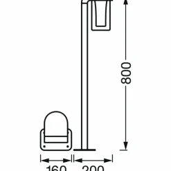 Luminaires Ledvance Borne lumineuse LEDVANCE Smart+ Gris, 1 lumière