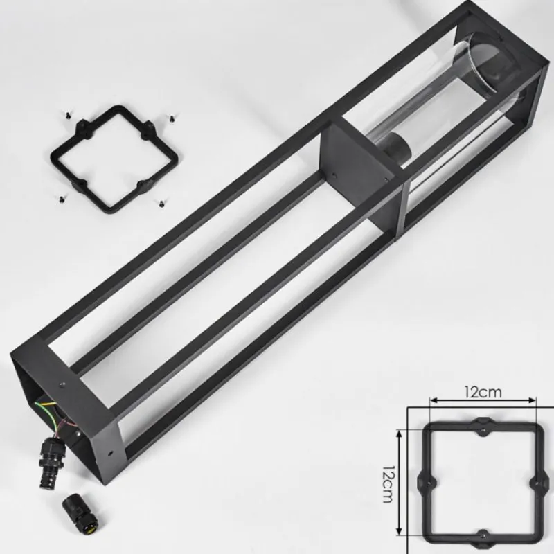 hofstein Borne lumineuse Lesotho Noir, 1 lumière