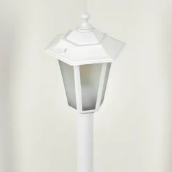 Luminaires Rustiques-hofstein Borne lumineuse Loria Blanc, 1 lumière