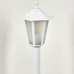 Luminaires Rustiques-hofstein Borne lumineuse Loria Blanc, 1 lumière