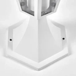 Luminaires Rustiques-hofstein Borne lumineuse Loria Blanc, 1 lumière