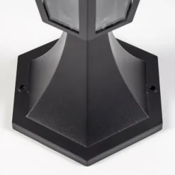 Luminaires Rustiques-hofstein Borne lumineuse Loria Noir, 1 lumière