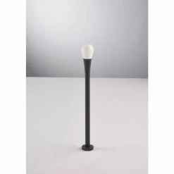 Luce Design Borne lumineuse DROP Anthracite, 1 lumière