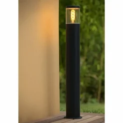 Luminaires Lucide Borne lumineuse Lucide FEDOR Noir, 1 lumière