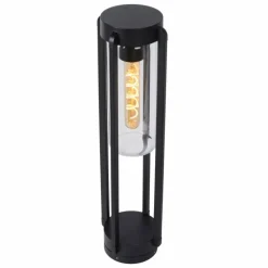 Luminaires Lucide Borne lumineuse Lucide GARLAND Noir, 1 lumière