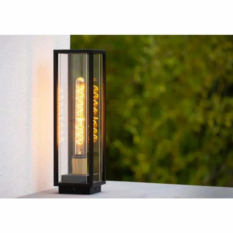 Luminaires Lucide Borne lumineuse Lucide LAURENS Noir, 1 lumière