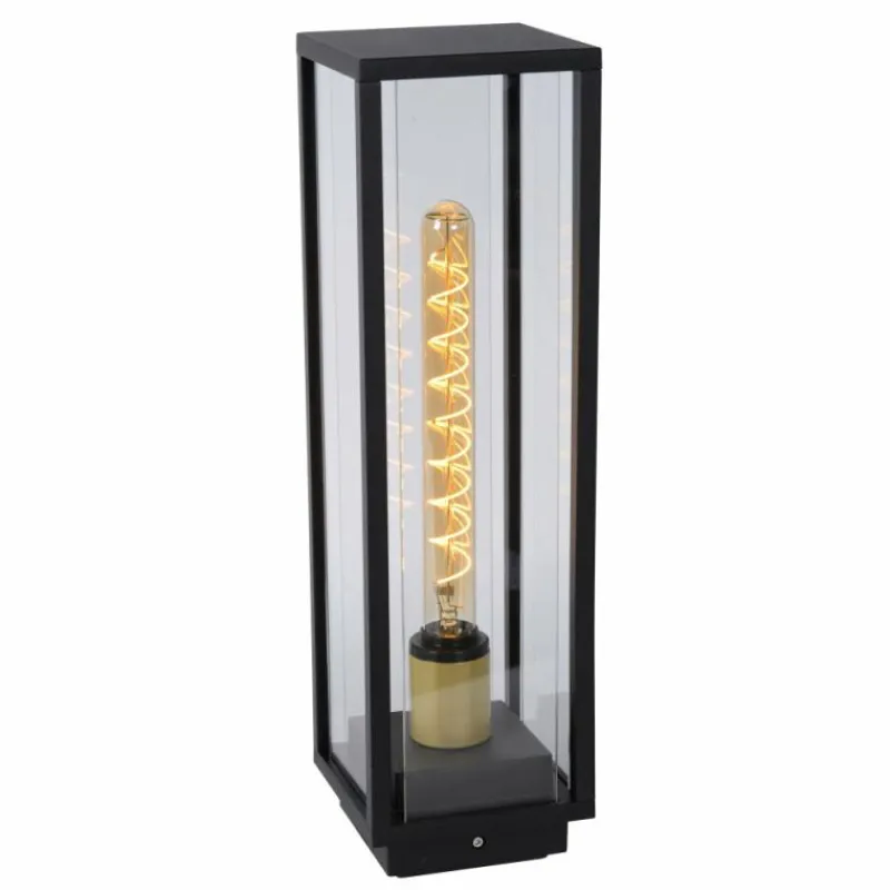 Luminaires Lucide Borne lumineuse Lucide LAURENS Noir, 1 lumière