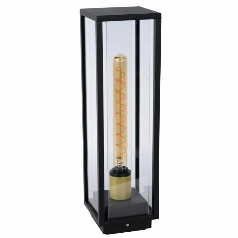 Luminaires Lucide Borne lumineuse Lucide LAURENS Noir, 1 lumière