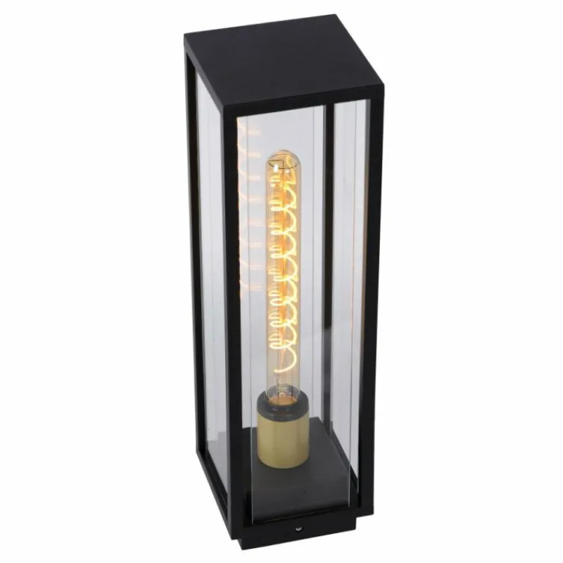 Luminaires Lucide Borne lumineuse Lucide LAURENS Noir, 1 lumière