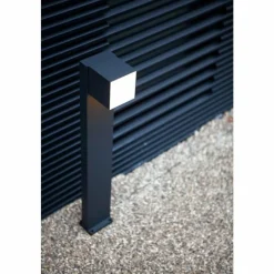 Luminaires Lutec Borne lumineuse Lutec CUBA LED Noir, 1 lumière