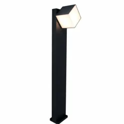 Luminaires Lutec Borne lumineuse Lutec CUBA LED Noir, 1 lumière