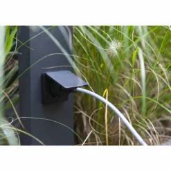 Luminaires Lutec Borne lumineuse Lutec CUBA LED Anthracite, 1 lumière