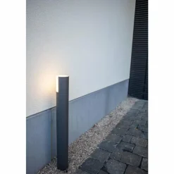 Luminaires Lutec Borne lumineuse Lutec Cyra LED Anthracite, 1 lumière