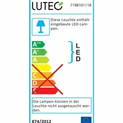 Luminaires Lutec Borne lumineuse Lutec Cyra LED Anthracite, 1 lumière