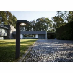 Luminaires Lutec Borne lumineuse Lutec DISO LED Anthracite, 1 lumière