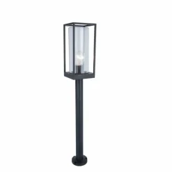 Luminaires Lutec Borne lumineuse Lutec Flair Anthracite, 1 lumière