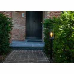 Luminaires Lutec Borne lumineuse Lutec Flair Anthracite, 1 lumière