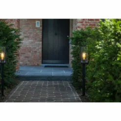 Luminaires Lutec Borne lumineuse Lutec Flair Anthracite, 1 lumière