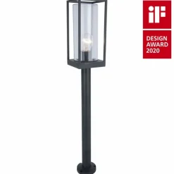 Luminaires Lutec Borne lumineuse Lutec Flair Anthracite, 1 lumière