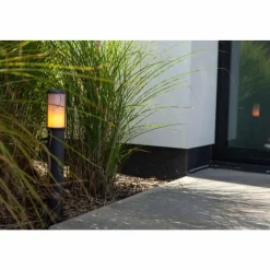 Luminaires Lutec Borne lumineuse Lutec Heros Anthracite, 1 lumière