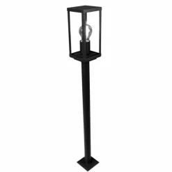 Luminaires Lutec Borne lumineuse Lutec KARO Noir, 1 lumière