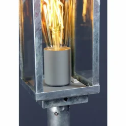 Luminaires Lutec Borne lumineuse Lutec KARO Zingué, 1 lumière