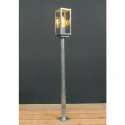 Luminaires Lutec Borne lumineuse Lutec KARO Zingué, 1 lumière