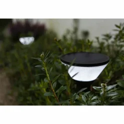 Luminaires Lutec Borne lumineuse Lutec KARLO LED Noir, 1 lumière, Détecteur de mouvement, Changeur de couleurs