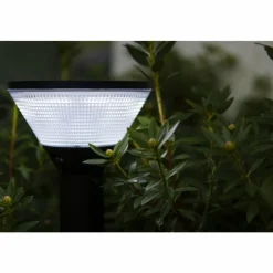 Luminaires Lutec Borne lumineuse Lutec KARLO LED Noir, 1 lumière, Détecteur de mouvement, Changeur de couleurs