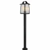 Luminaires Lutec Borne lumineuse Lutec KELSEY Noir, 1 lumière