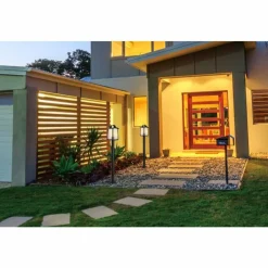 Luminaires Lutec Borne lumineuse Lutec KELSEY Noir, 1 lumière