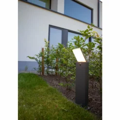 Luminaires Lutec Borne lumineuse Lutec Pano LED Anthracite, 1 lumière