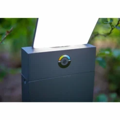 Luminaires Lutec Borne lumineuse Lutec Pano LED Anthracite, 1 lumière