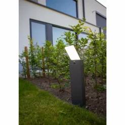 Luminaires Lutec Borne lumineuse Lutec Pano LED Anthracite, 1 lumière