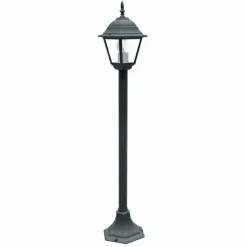 Luminaires Lutec Borne lumineuse Lutec Roma Anthracite, 1 lumière