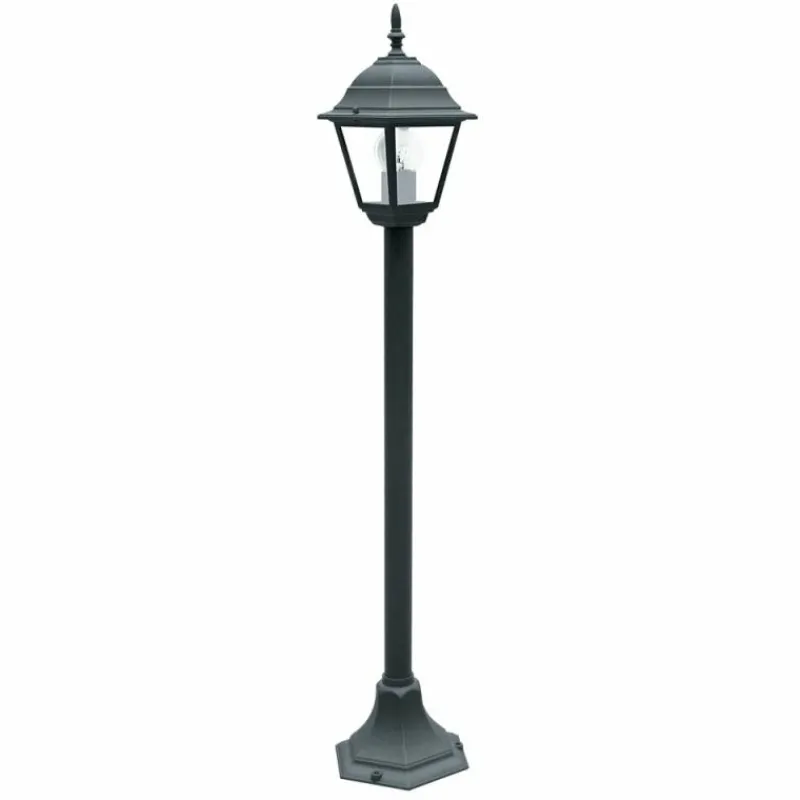 Luminaires Lutec Borne lumineuse Lutec Roma Anthracite, 1 lumière
