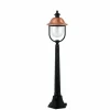 Luminaires Lutec Borne lumineuse Lutec Venezia Anthracite, Cuivre, 1 lumière