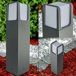 hofstein Borne lumineuse Lysabbel LED Anthracite, 1 lumière