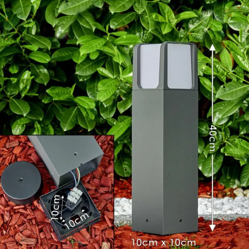 hofstein Borne lumineuse Lysabbel LED Anthracite, 1 lumière