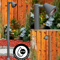 hofstein Borne lumineuse Milond Anthracite, 1 lumière