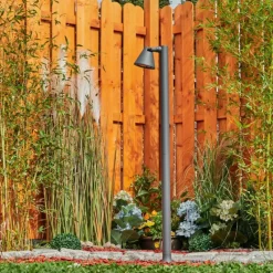 hofstein Borne lumineuse Milond Anthracite, 1 lumière