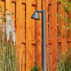 hofstein Borne lumineuse Milond Anthracite, 1 lumière