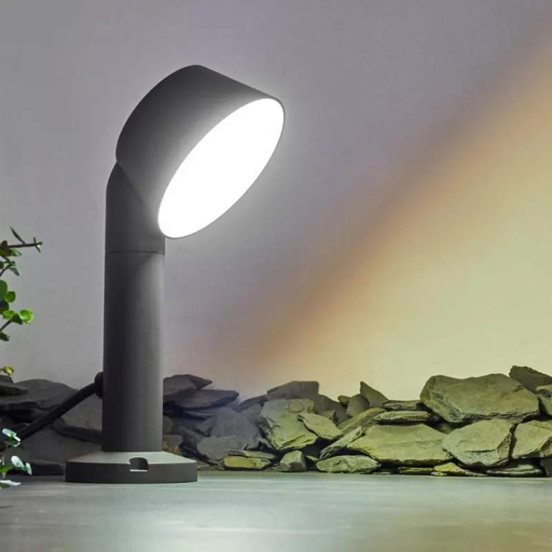 Luminaires Lutec Borne lumineuse Moroni LED Anthracite, 1 lumière