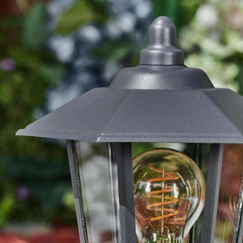 Luminaires Rustiques-hofstein Borne lumineuse Moskau Anthracite, 1 lumière