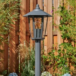 hofstein Borne lumineuse Moskau Anthracite, 1 lumière