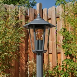 hofstein Borne lumineuse Moskau Anthracite, 1 lumière